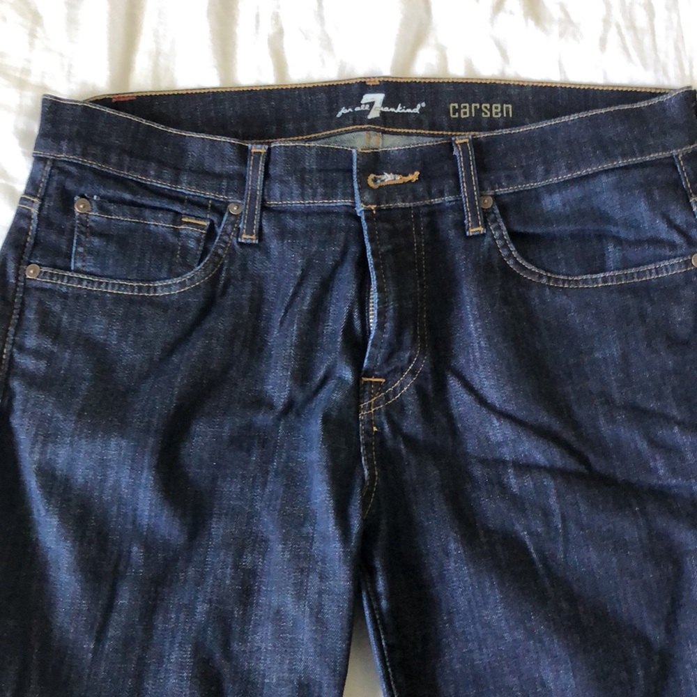 Seven7 jeans. Dark Vlue. 34x34. Great condition